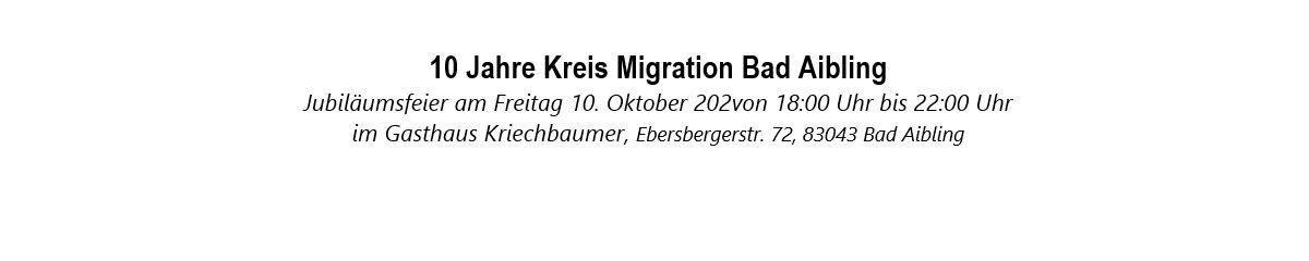 Kreis Migration Bad Aibling e.V.